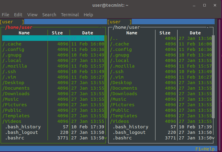 Lfm - Letzter Dateimanager