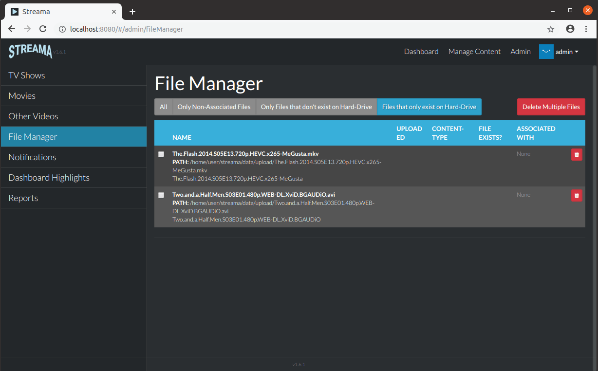 Stream Media File Manager