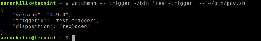 Create a Trigger on Directory