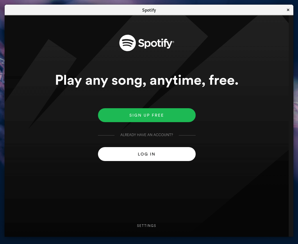  Ejecutando Spotify en Fedora 
