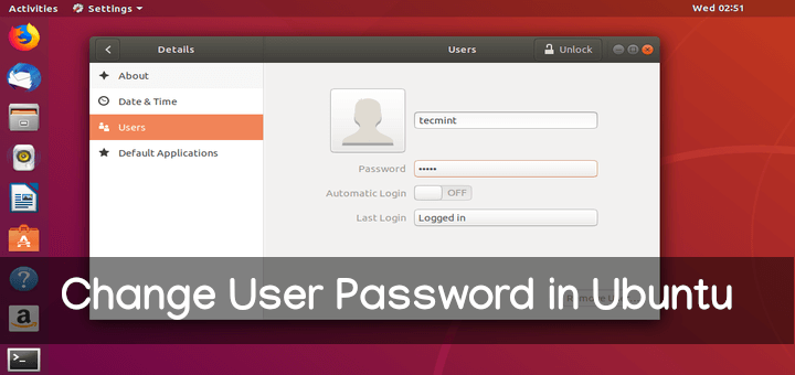 Change User Password in Ubuntu Linux