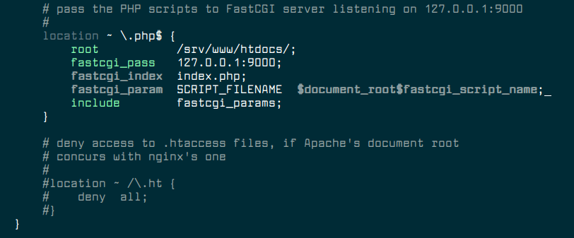 Configure PHP for FastCGI
