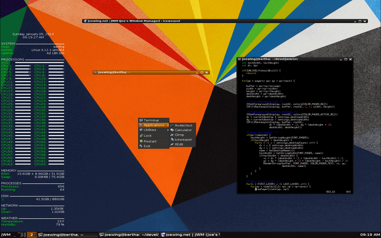  JWM-Administrador de ventanas para Linux 
