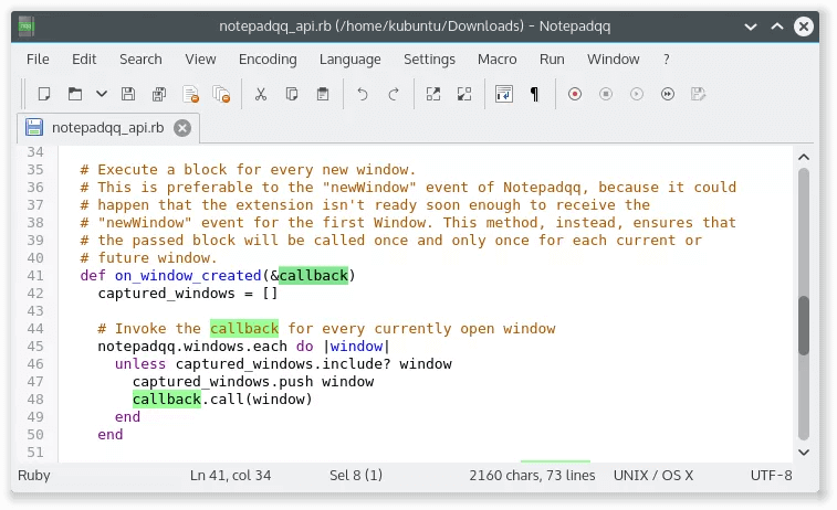 linux substitute for basic notepad