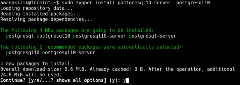How to Install PostgreSQL with PhpPgAdmin on OpenSUSE