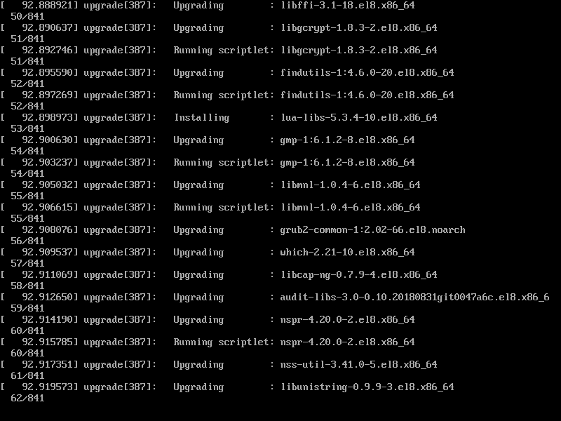 RHEL Upgrade Process