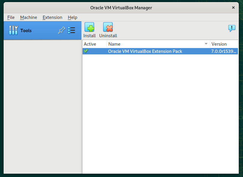 Virtualbox Extension Pack in OpenSUSE