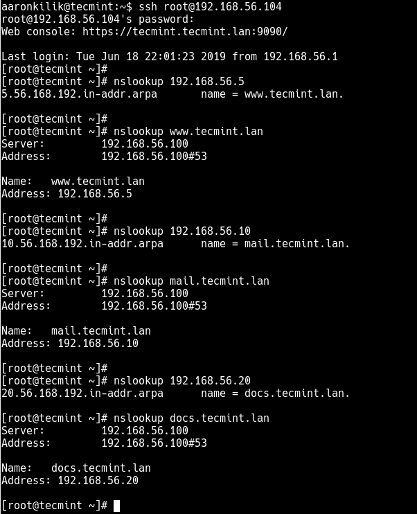 Check DNS Server Queries