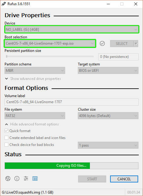 How to Install CentOS in USB Drive