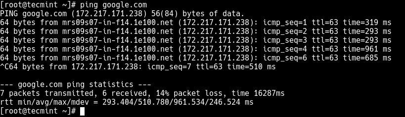 Ping a Host Again