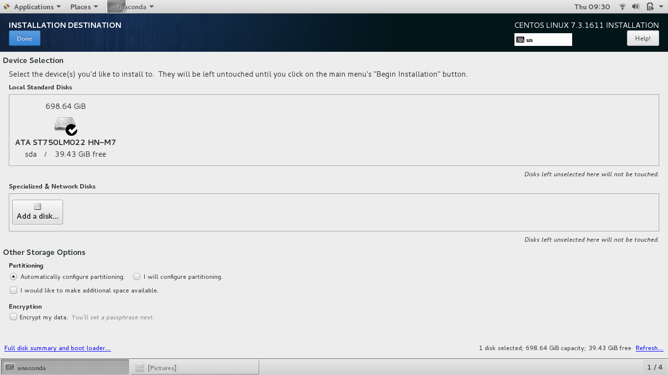 Automatic Configure Partitioning