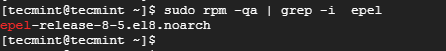 Check EPEL Package Installation