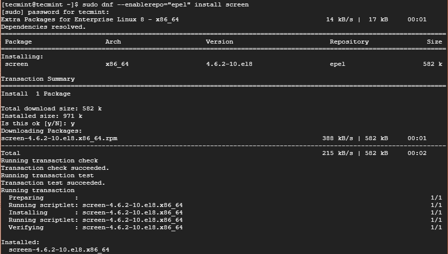 Install a Package from Epel Repo