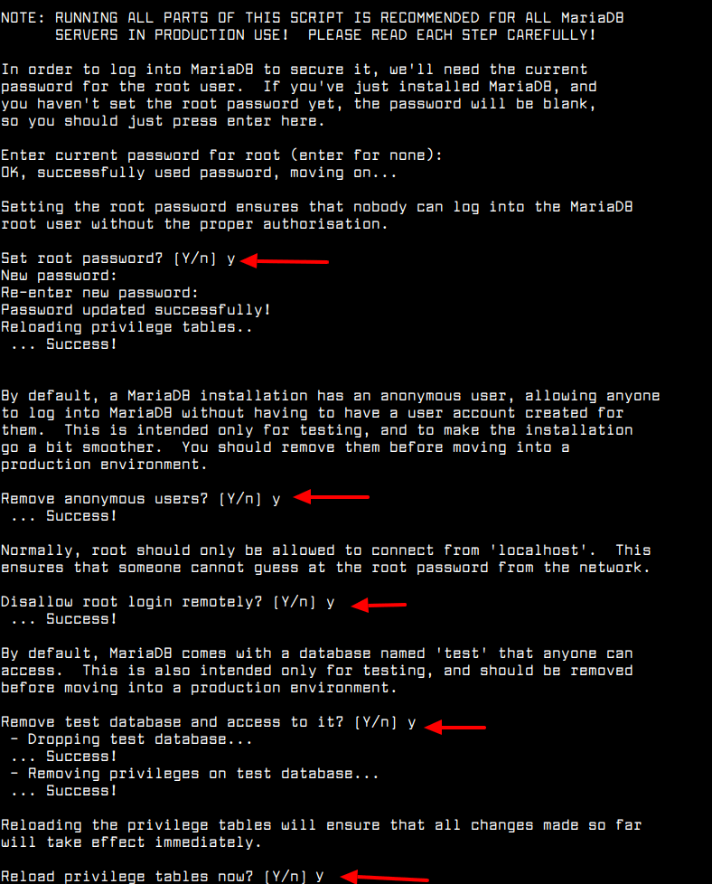 Sichern Sie MariaDB in Debian 10