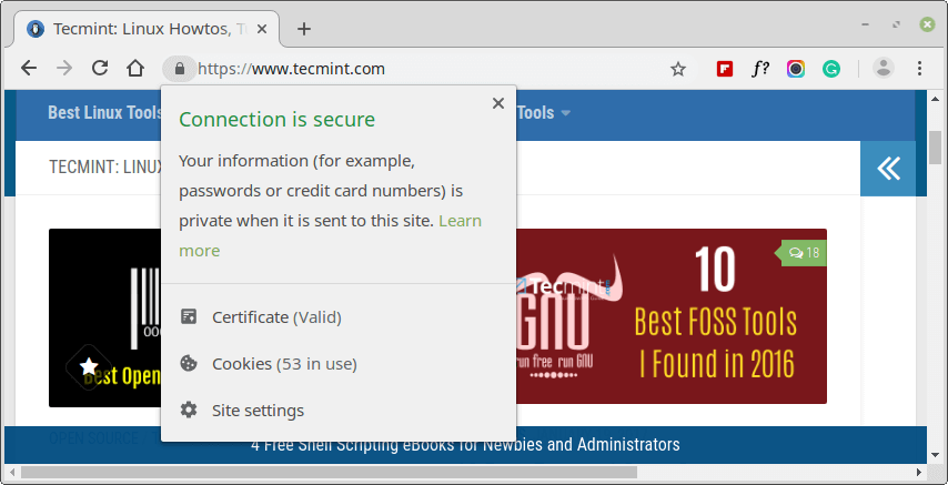 Verify HTTPS on Website