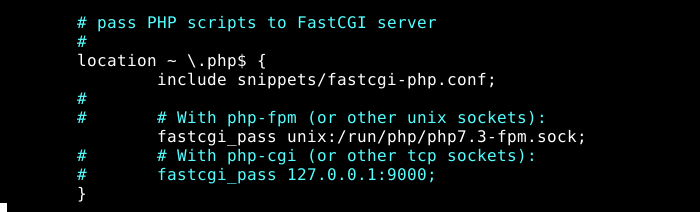 Pass PHP Scripts to FastCGI 