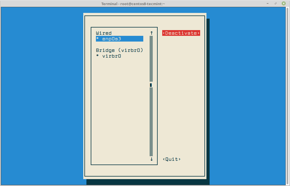 Active Network Interface