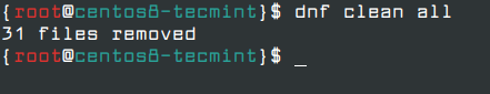 Dnf Clean Cache