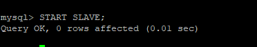 Start MySQL Slave Server