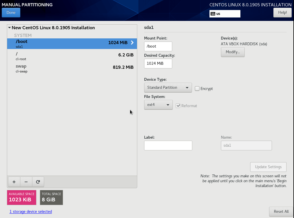 Summary of Partitions