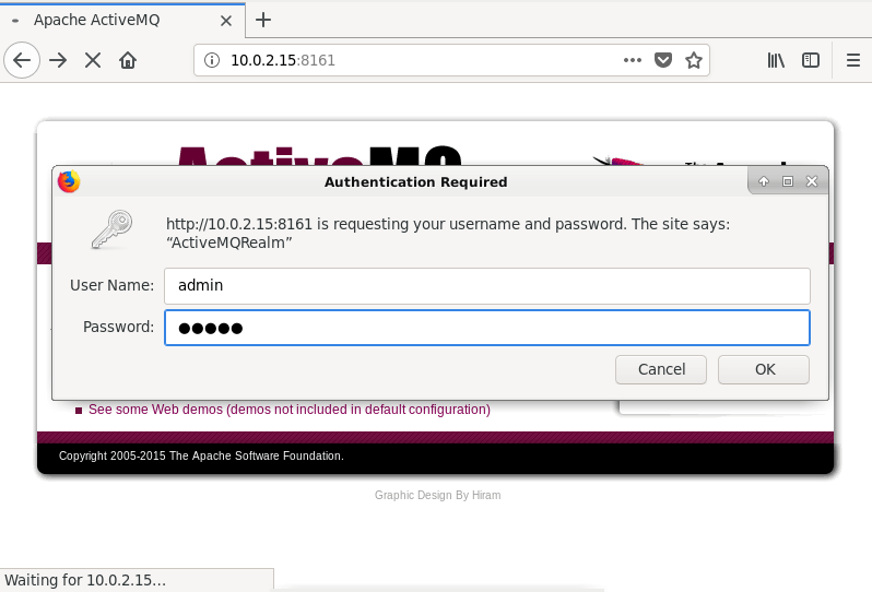 ActiveMQ Admin Login