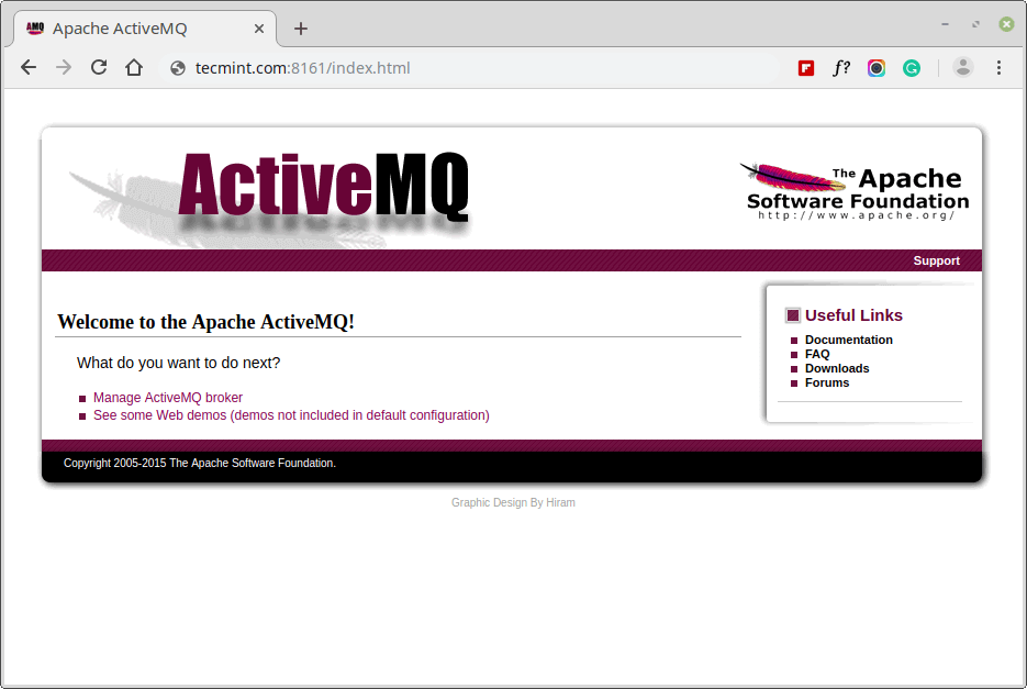 ActiveMQ Web Console