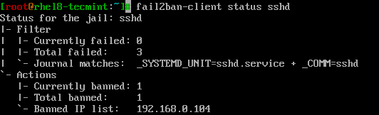 Monitor SSH Failed Logins with Fail2ban