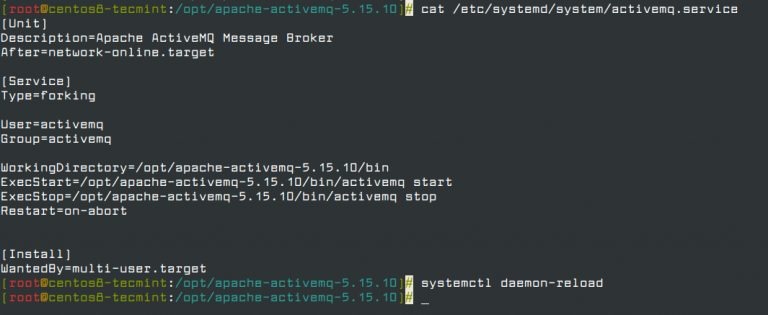 How to Install Apache ActiveMQ on CentOS/RHEL 8