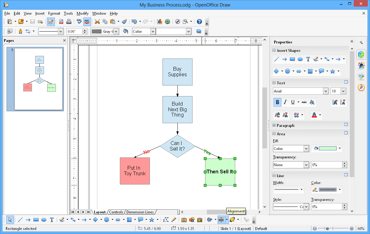 OpenOffice Draw