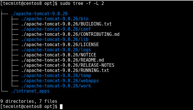 Set Maximum Directory Listing Depth