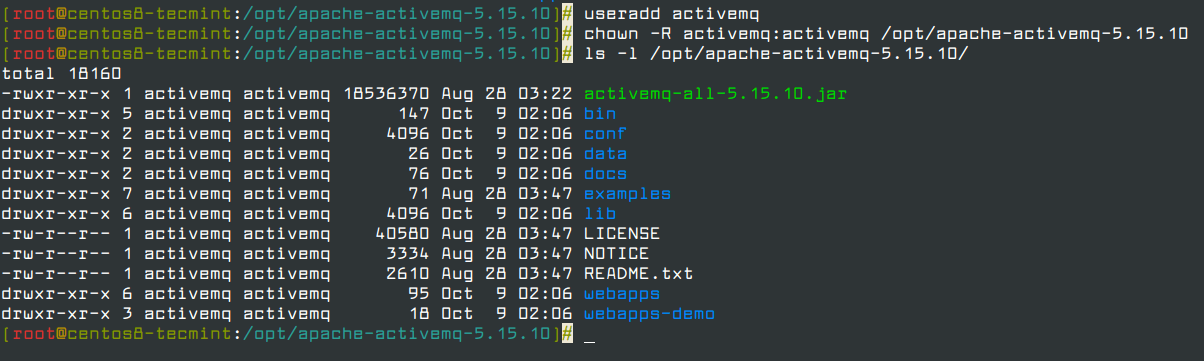 Setting Permissions on ActiveMQ