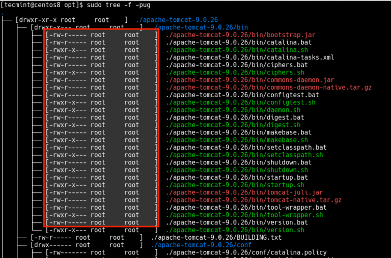 Linux ‘tree Command’ Usage Examples for Beginners