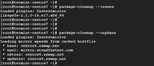 Clean RPM Packages