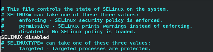 Disable SELinux in CentOS 8