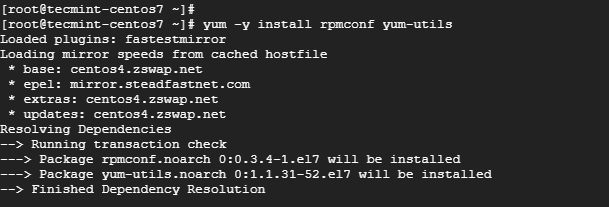 Install yum-utils in CentOS 7