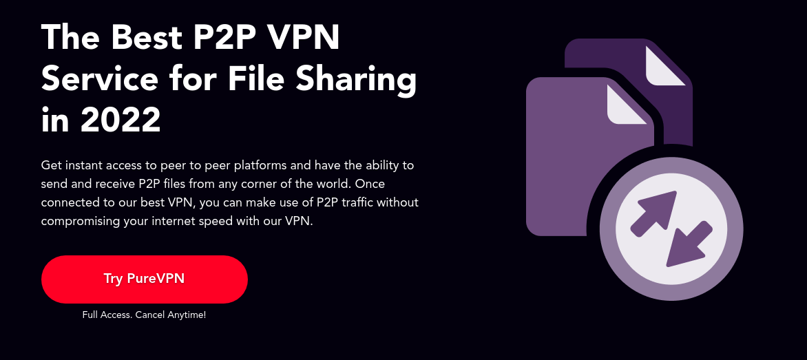 PureVPN File Sharing