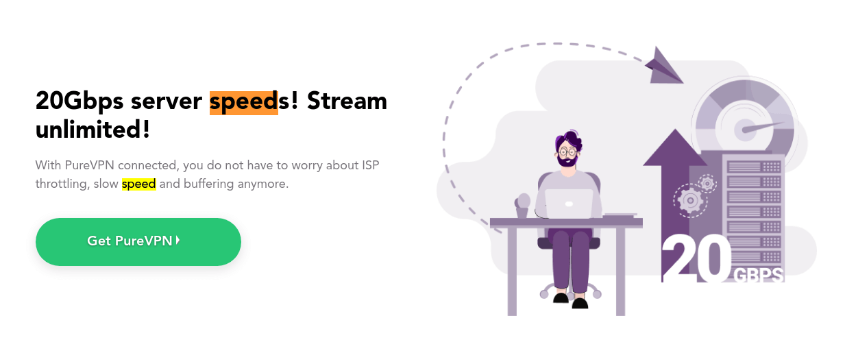 PureVPN Fastest Streaming