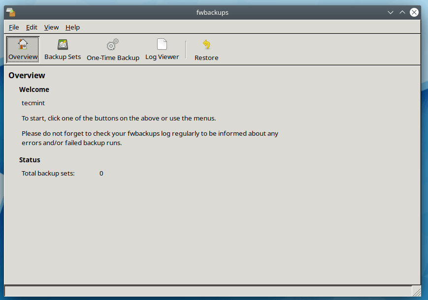 fwbackups Overview