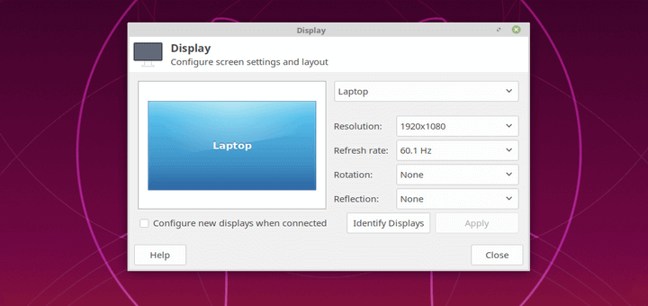 Set Display Screen Resolution in Ubuntu