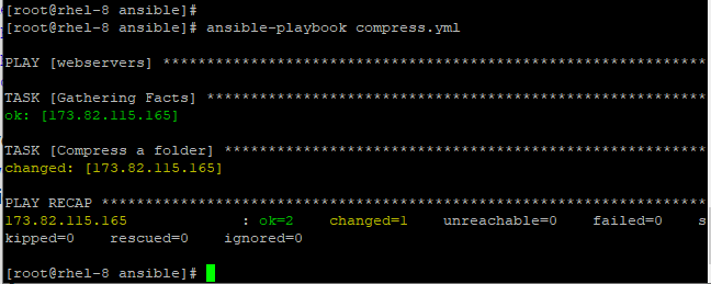 Archiv mit Ansible erstellen