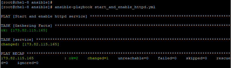 Verwalten von Diensten mit Ansible