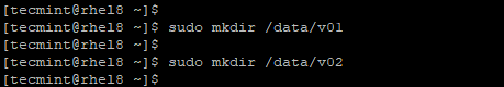 Create Mount Points for Volumes