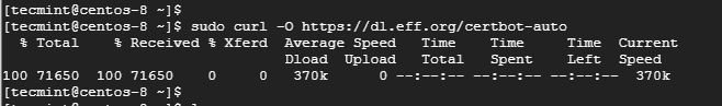 Download Certbot in CentOS 8