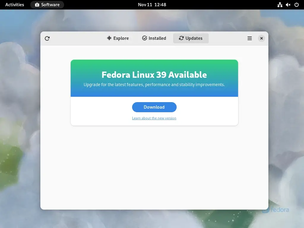 Download Fedora Updates