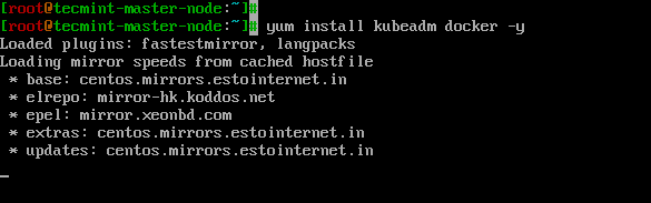 Install Kubernetes and Docker on CentOS