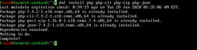 Install PHP on CentOS 8