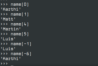 Access List Item Using Index Position