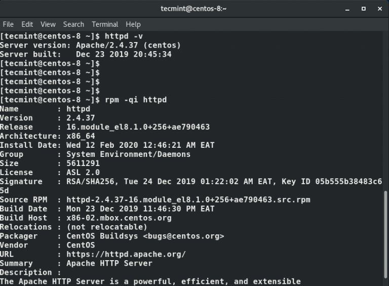 How to Install LAMP Server on CentOS 8