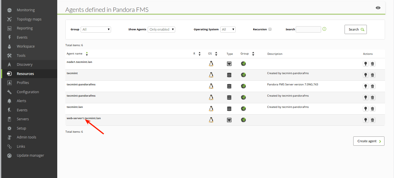 Open Agent to Define Module