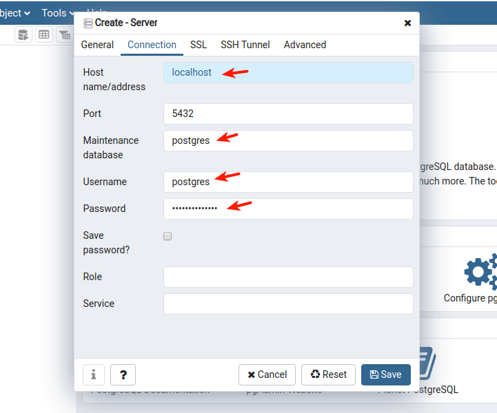 Define Connection Profile